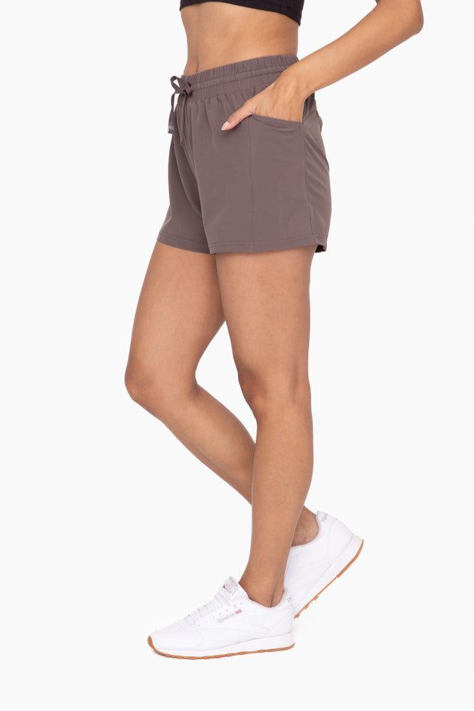 Crossover Waist Pleated Skort