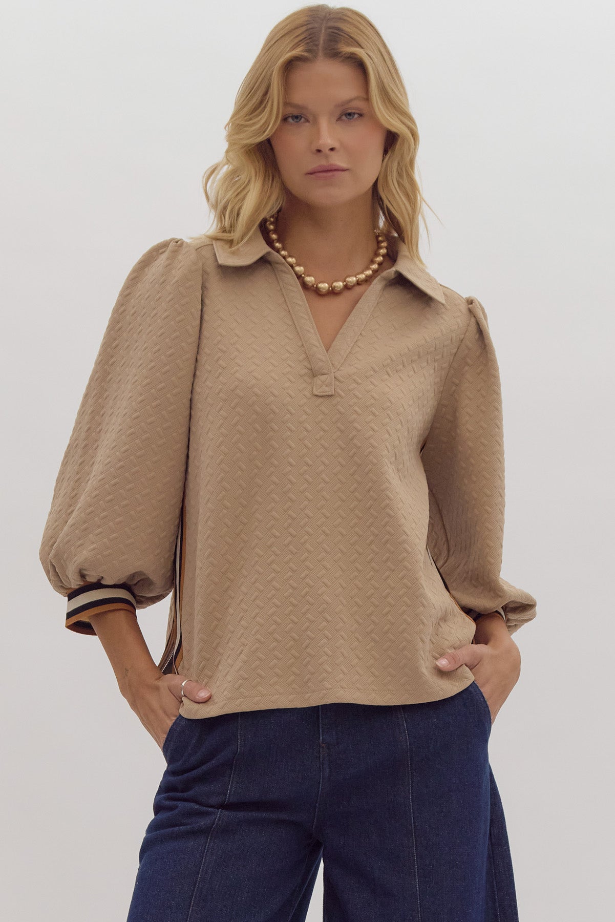 Pucci Top in Taupe