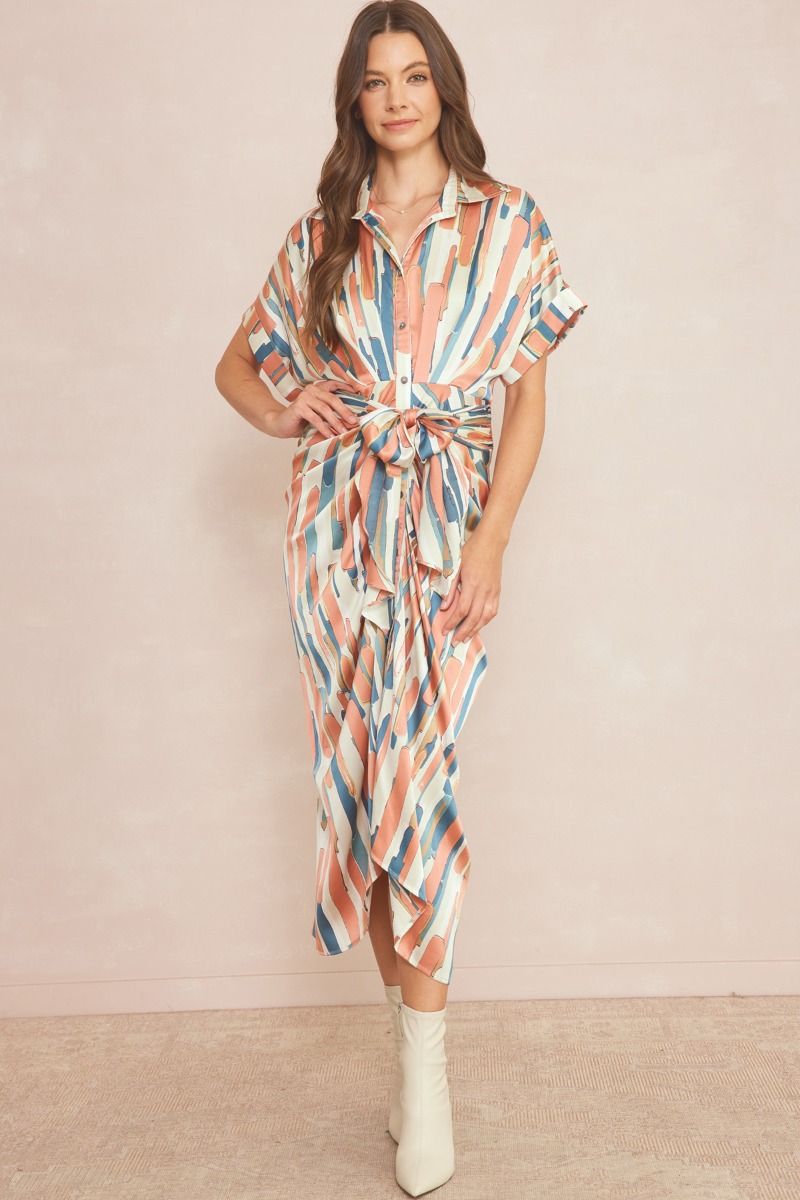 Brush Strokes Dress