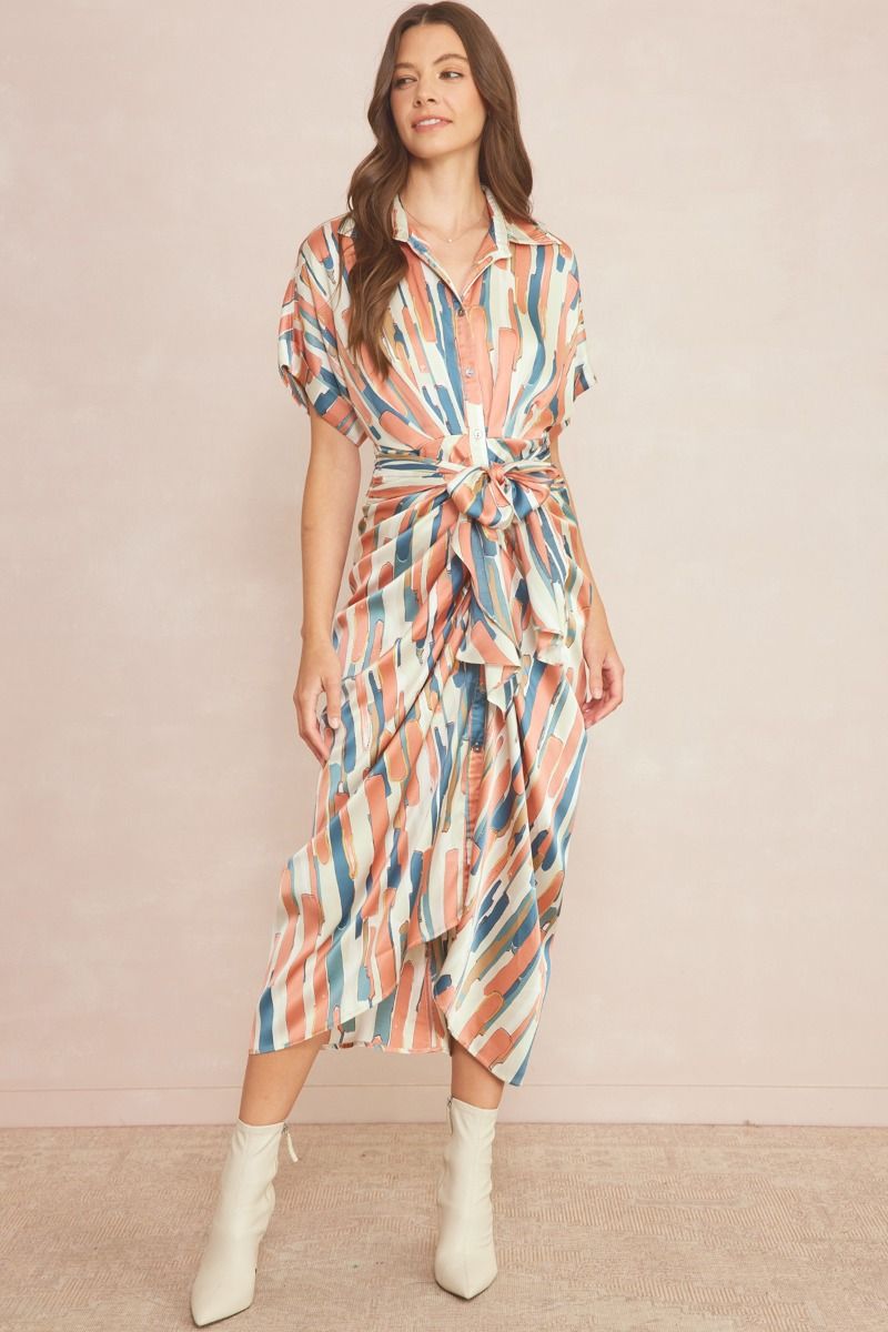 Brush Strokes Dress
