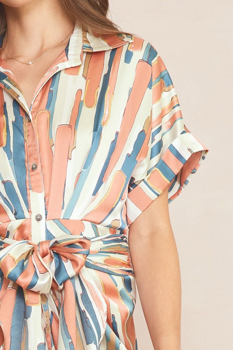Brush Strokes Dress
