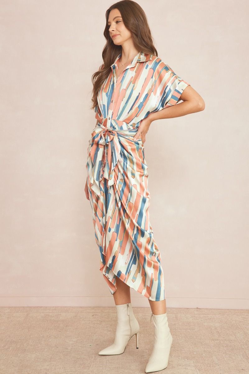 Brush Strokes Dress