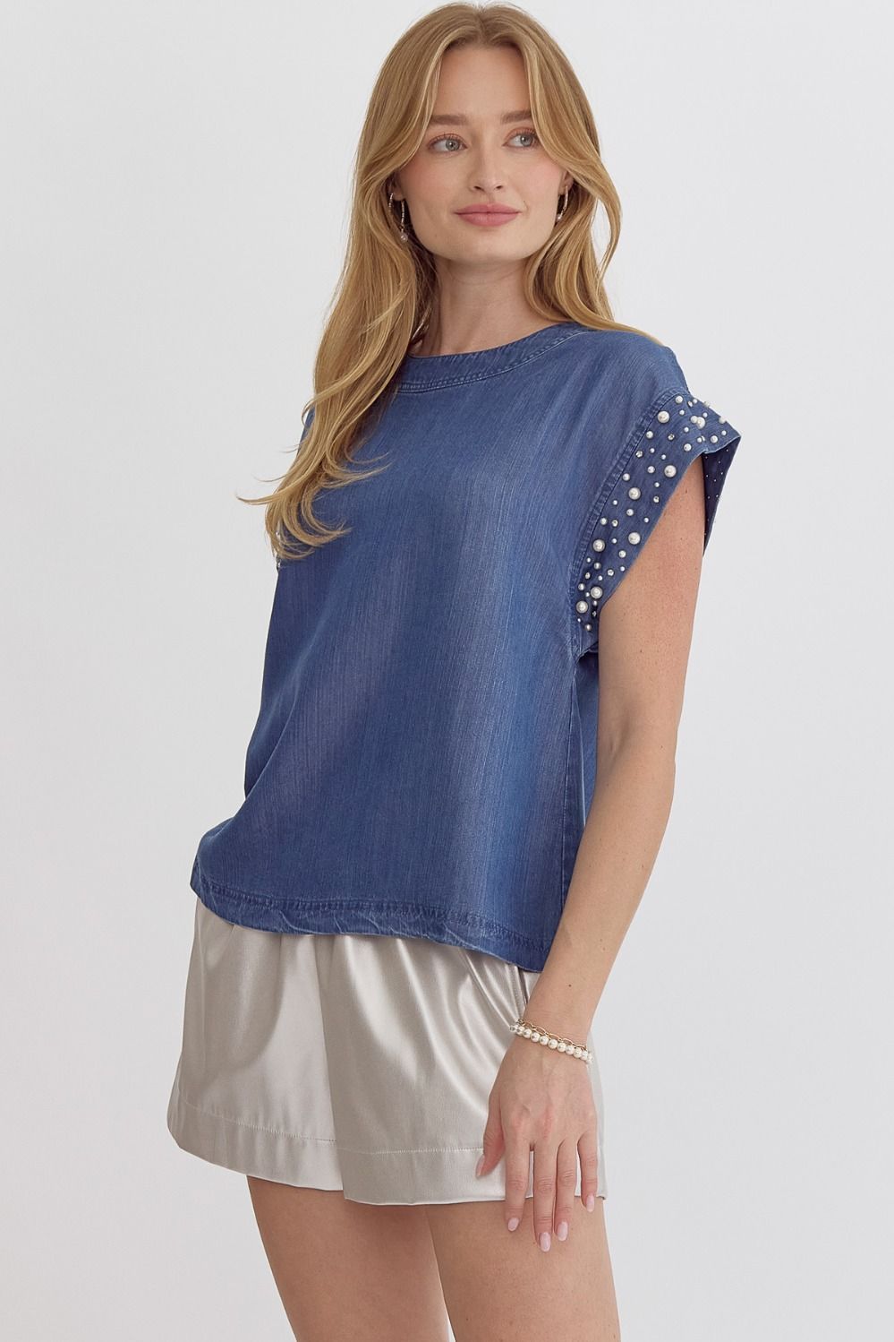 Denim & Diamonds Top