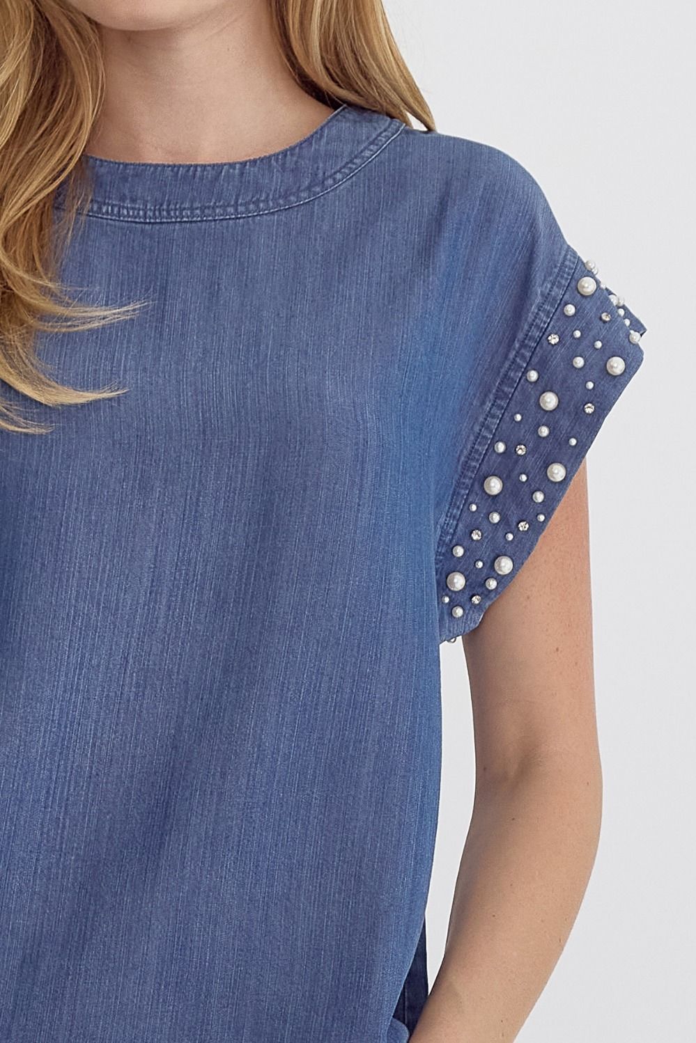 Denim & Diamonds Top