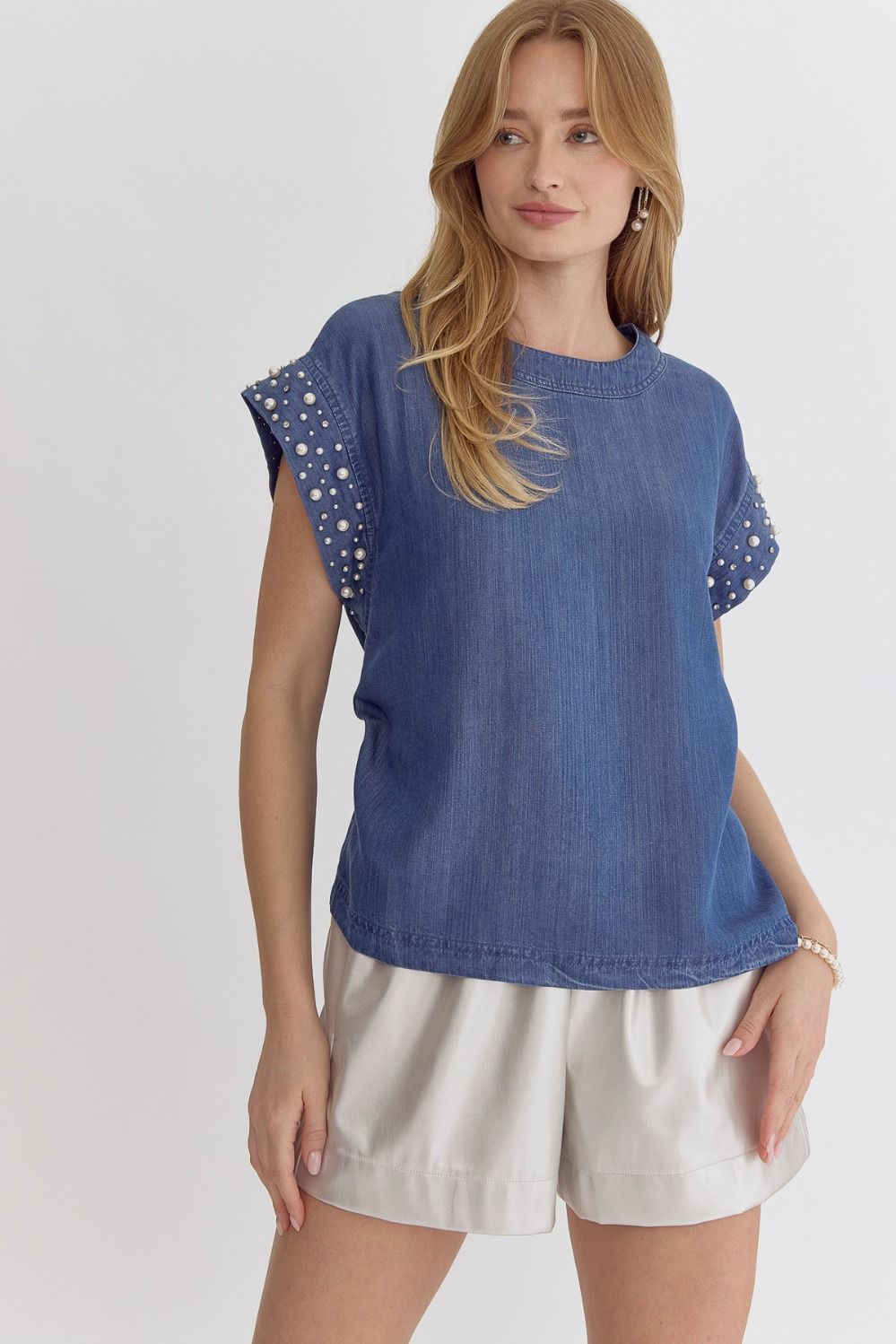 Denim & Diamonds Top