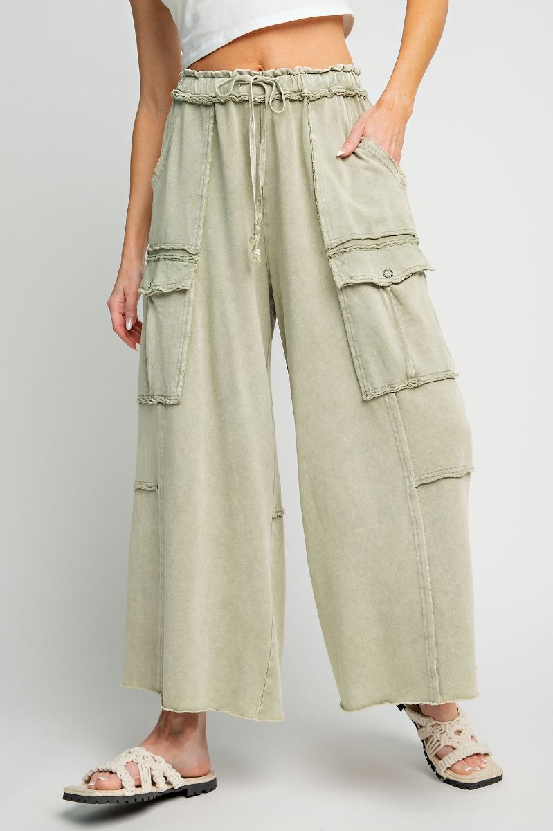 Mineral Washed Cargo Pants