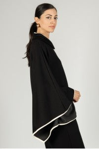 P. Cill Cowl Neck Poncho