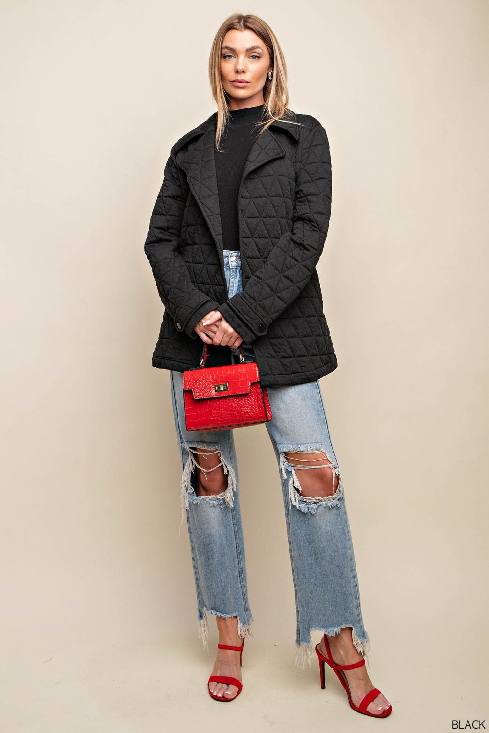 Quilted Fabric Jacket