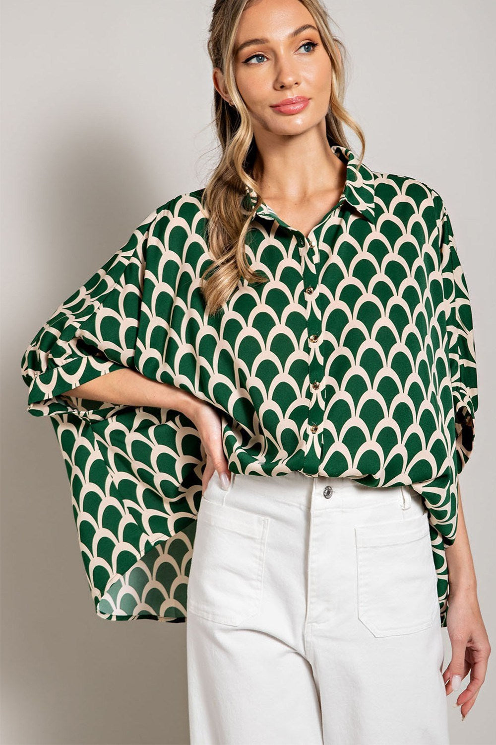Green Geometric Top
