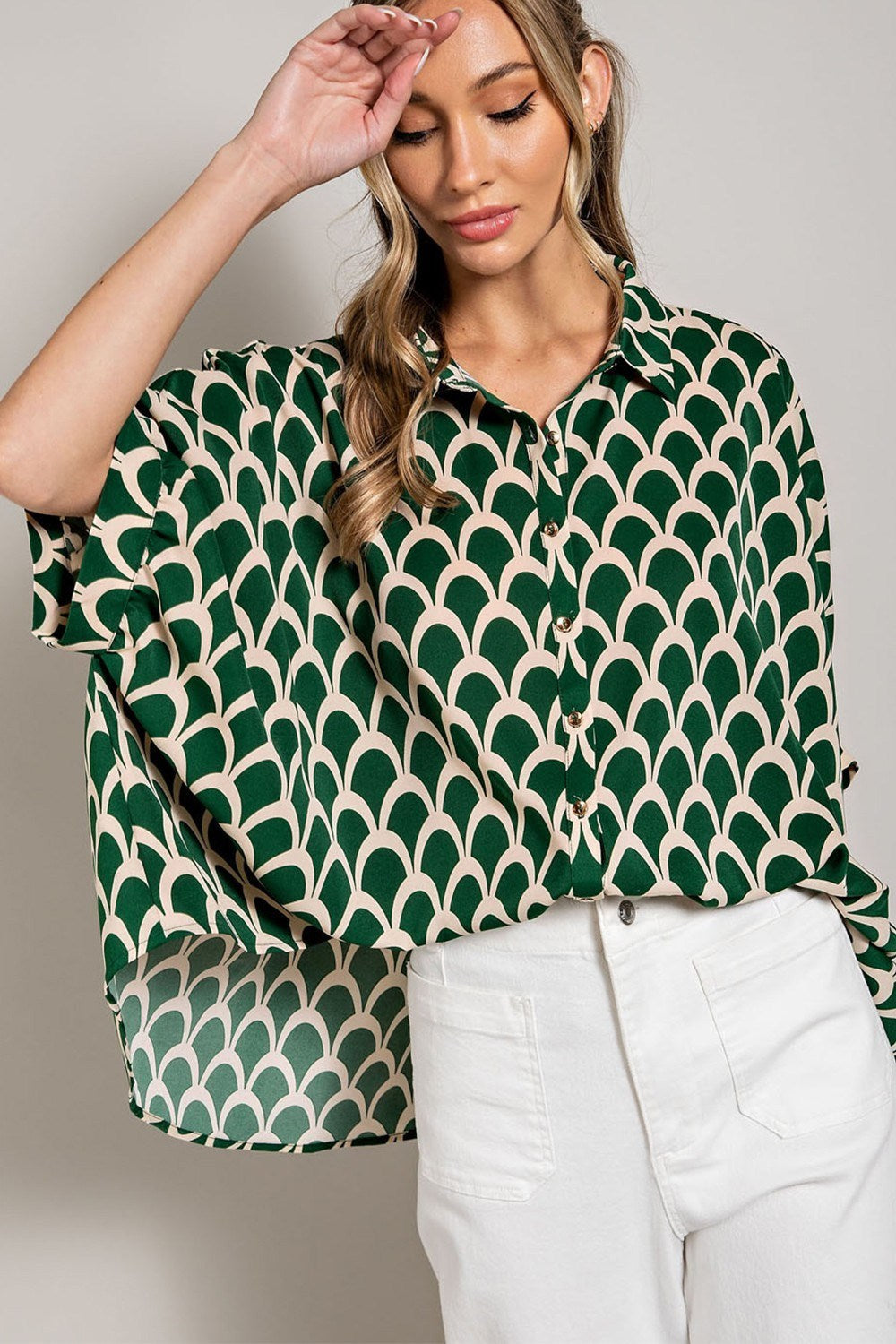 Green Geometric Top