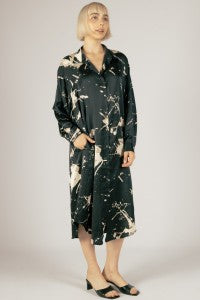 Watercolor Shirt Dress