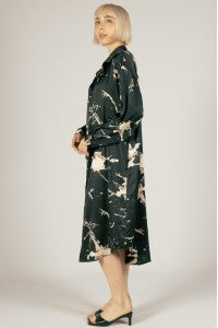 Watercolor Shirt Dress