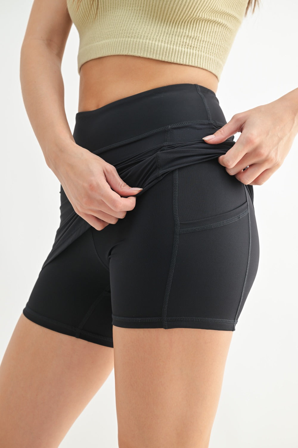 Micro-Perforated Panel Active Tennis Skirt