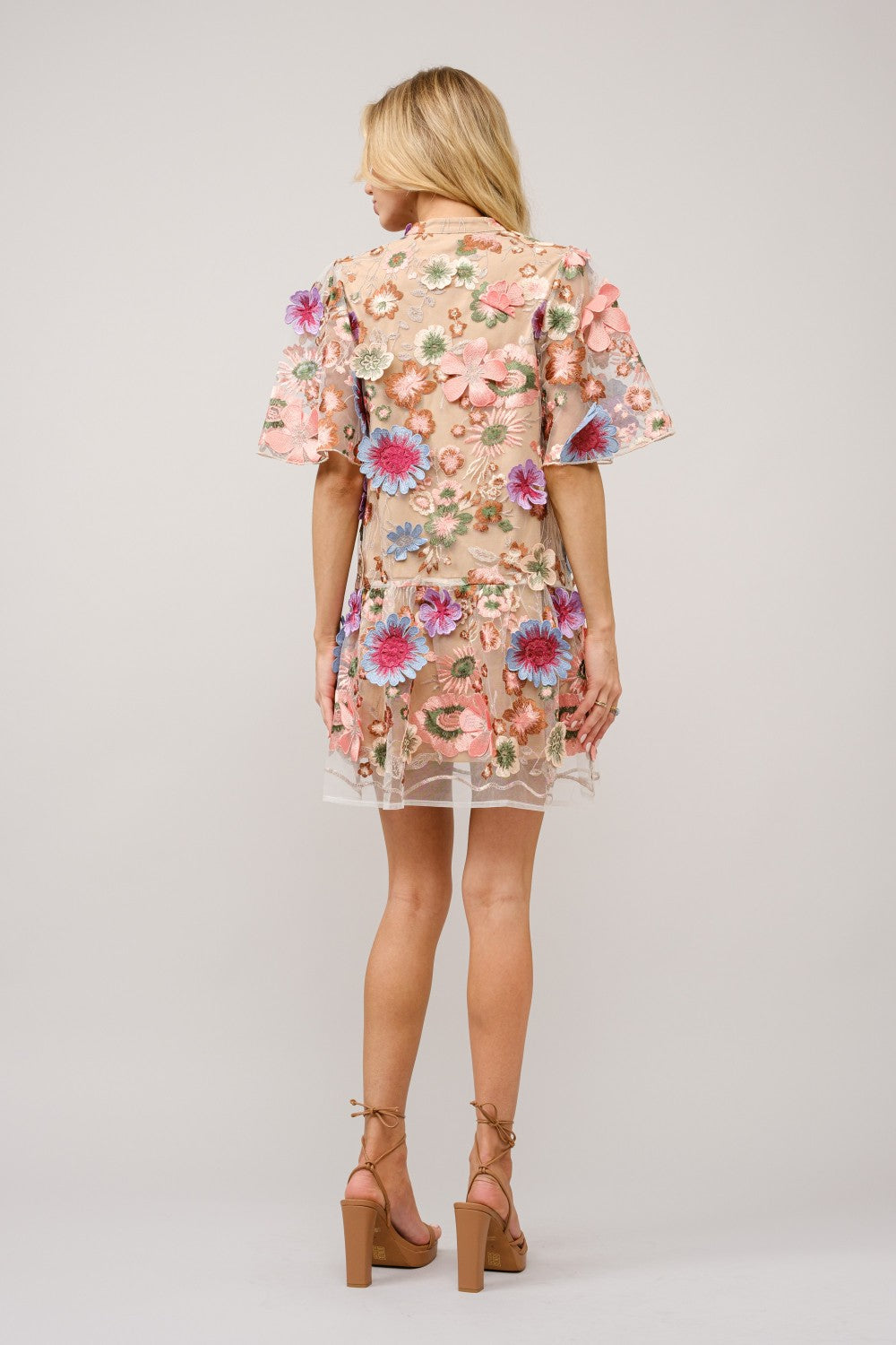 Floral Peplum Dress