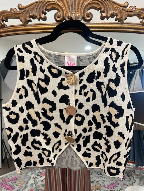 Leopard Vest