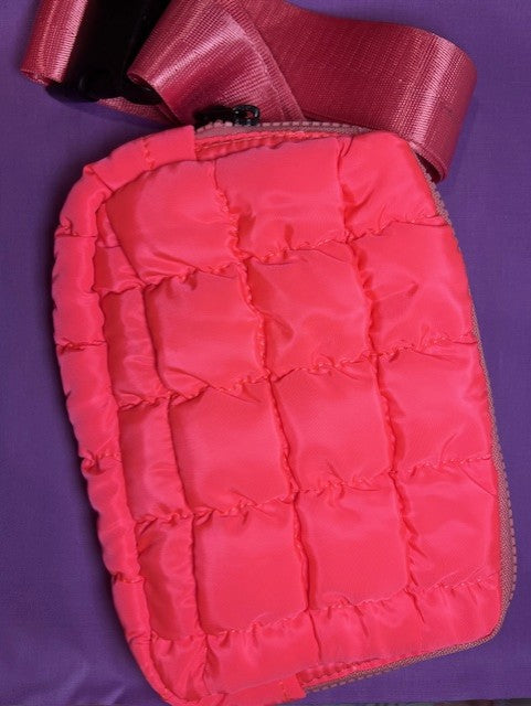Neon Puffer Belt Bag
