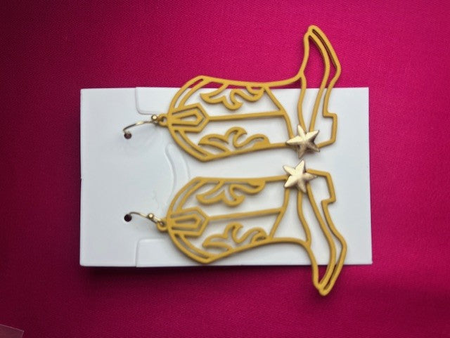 Cowboy Boot Earrings