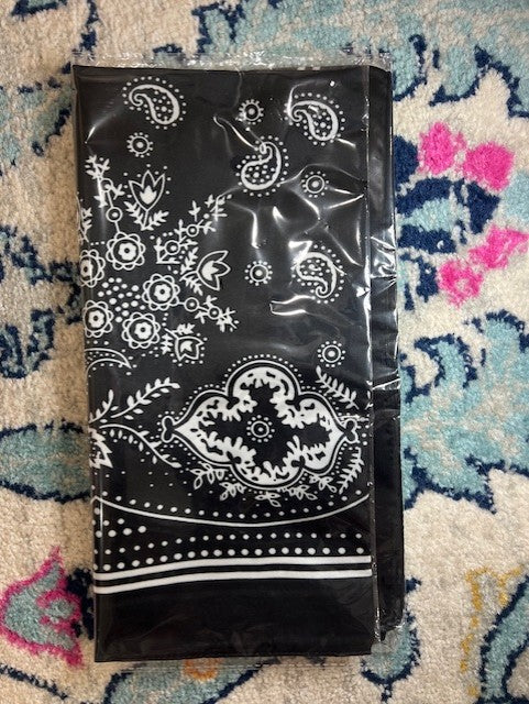Bandana - Black & Cream