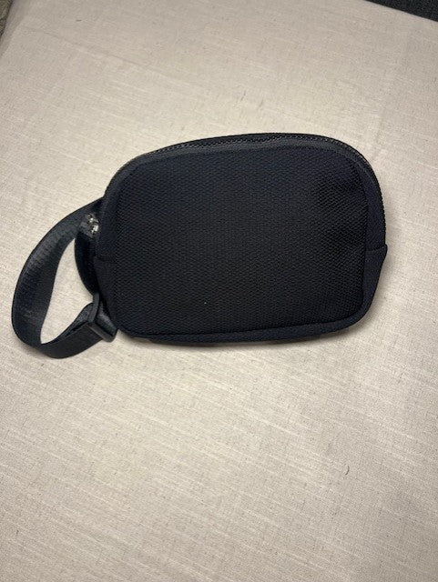 Black Mesh Belt Bag